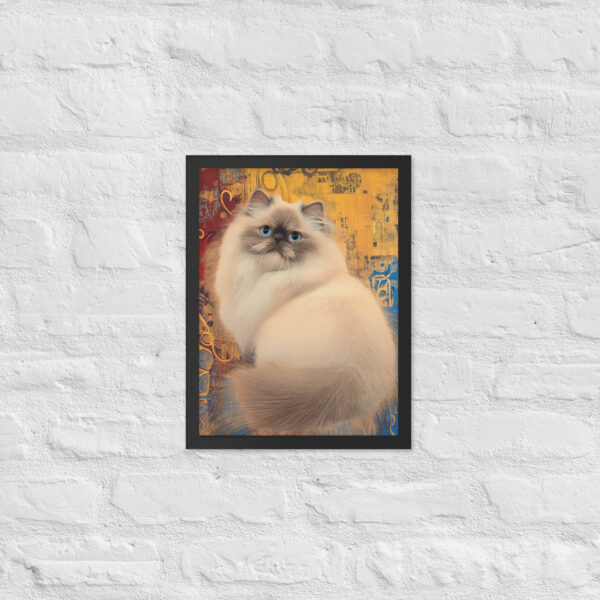 Himalayan Persian Cat - Framed Giclee'