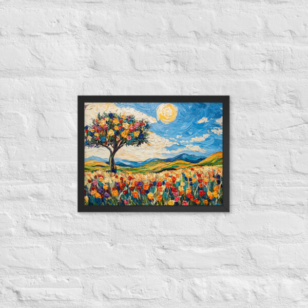 Flowering Tree - Framed Giclee'