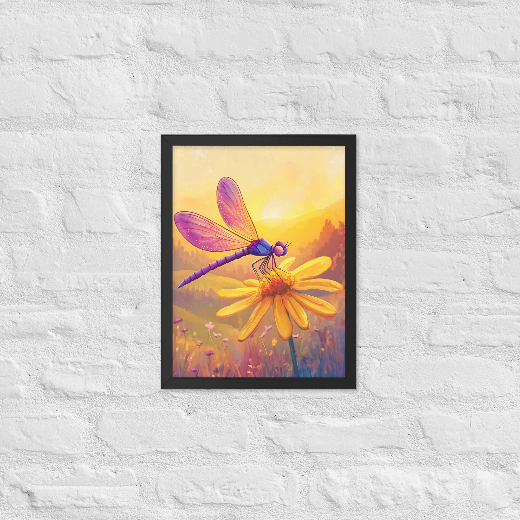 Dragonfly - Framed Giclee'