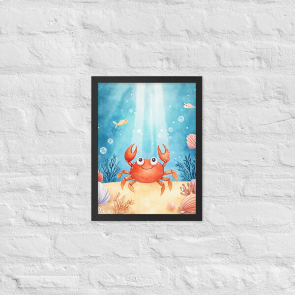 Crab - Framed Giclee'