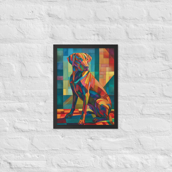 Brown Lab - Framed Giclee'