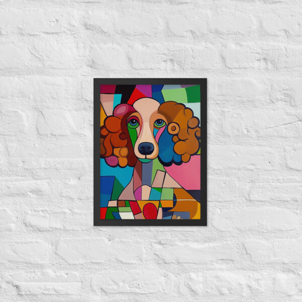 Alternative view of Modern Poodle - Framed Giclee'