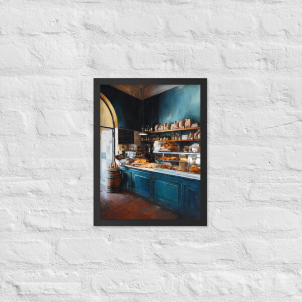 French Bakery - Framed Giclee'