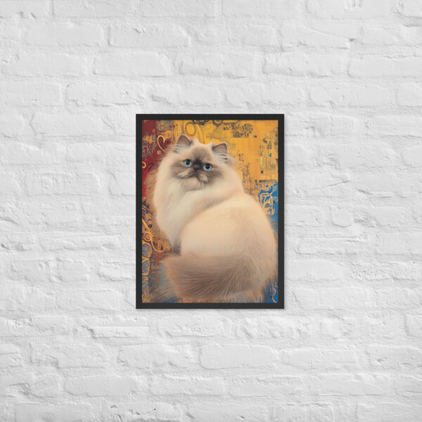 Alternative view of Himalayan Persian Cat - Framed Giclee'