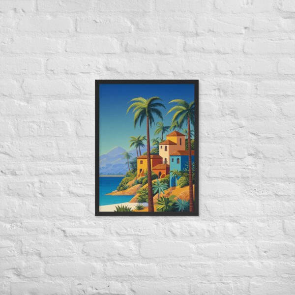 Alternative view of Life at the Beach - Framed Giclee'