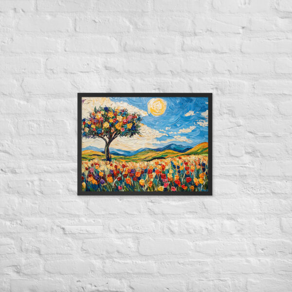 Alternative view of Flowering Tree - Framed Giclee'
