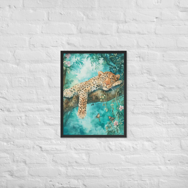 Alternative view of Leopard - Framed Giclee'