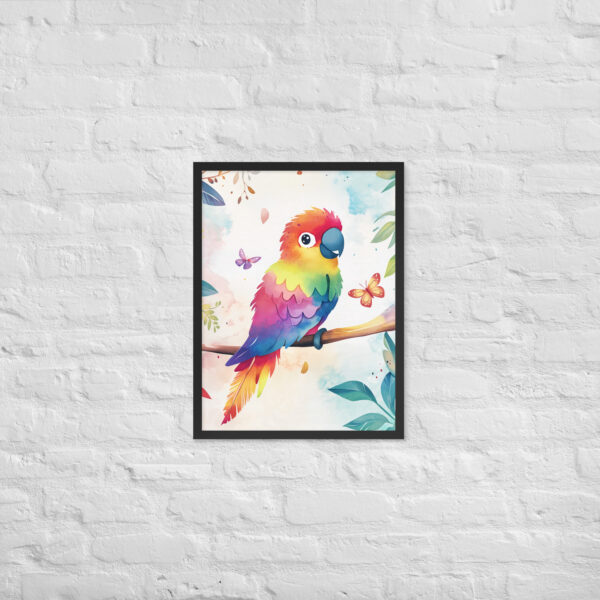 Alternative view of Parrot - Framed Giclee'