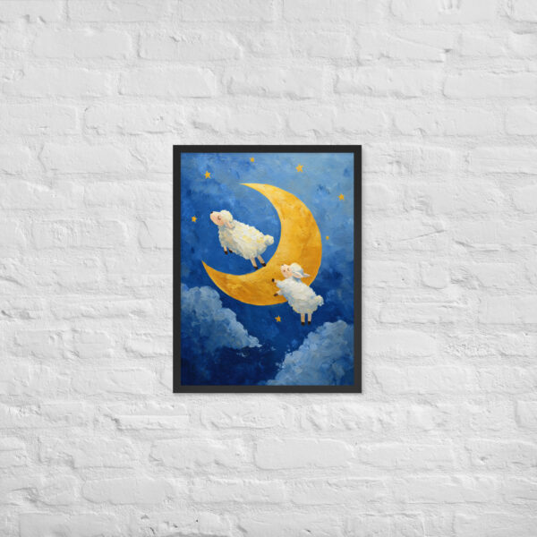 Alternative view of Sheep - Framed Giclee'