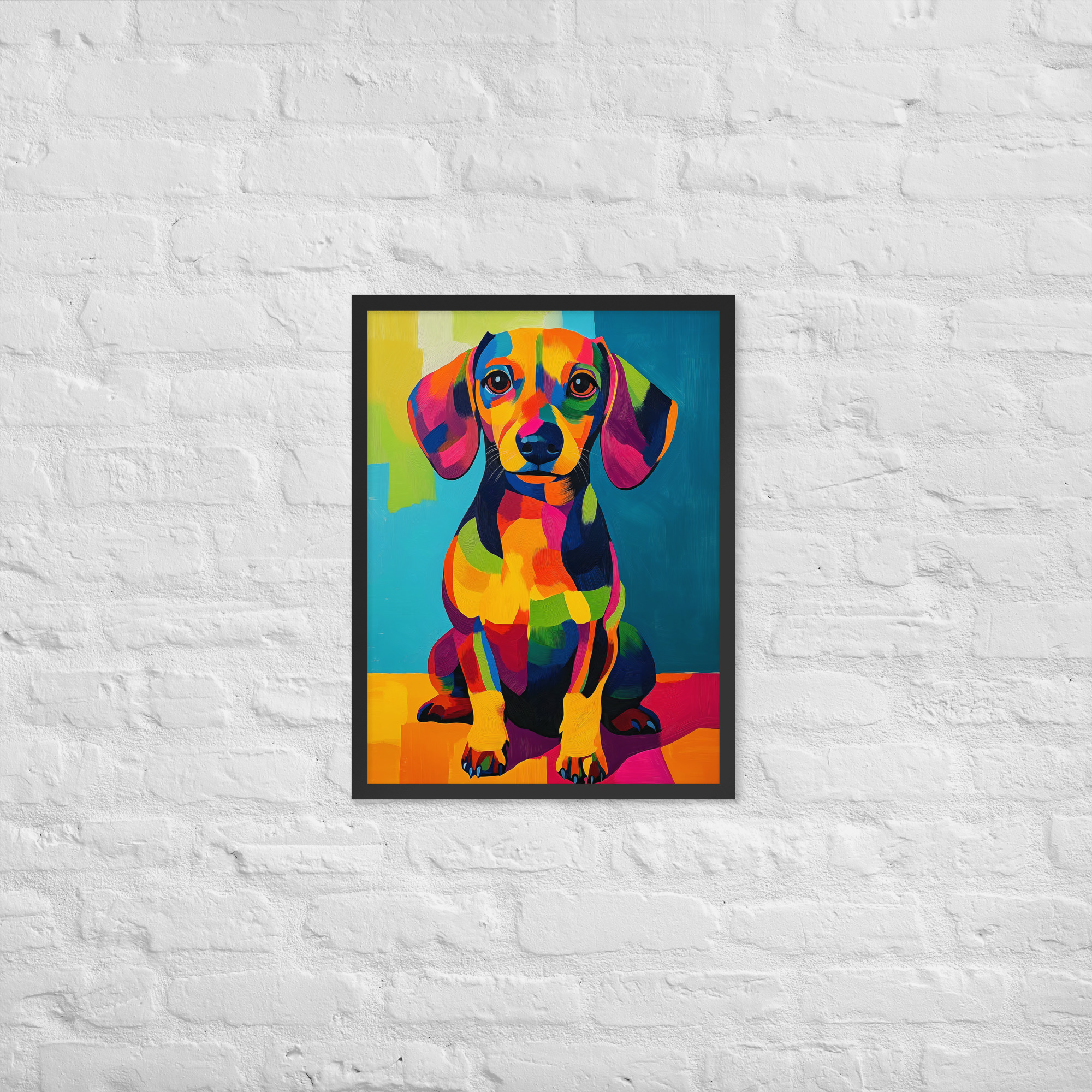 Fauvist Dachshund - Framed Giclee' - Image 2