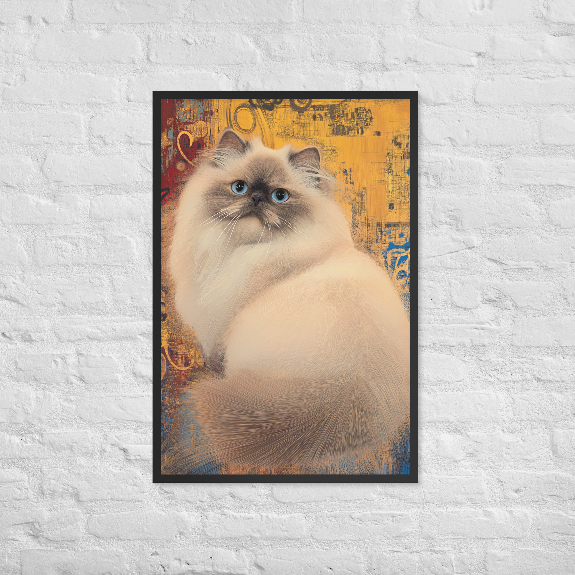 Himalayan Persian Cat - Framed Giclee' - Image 3