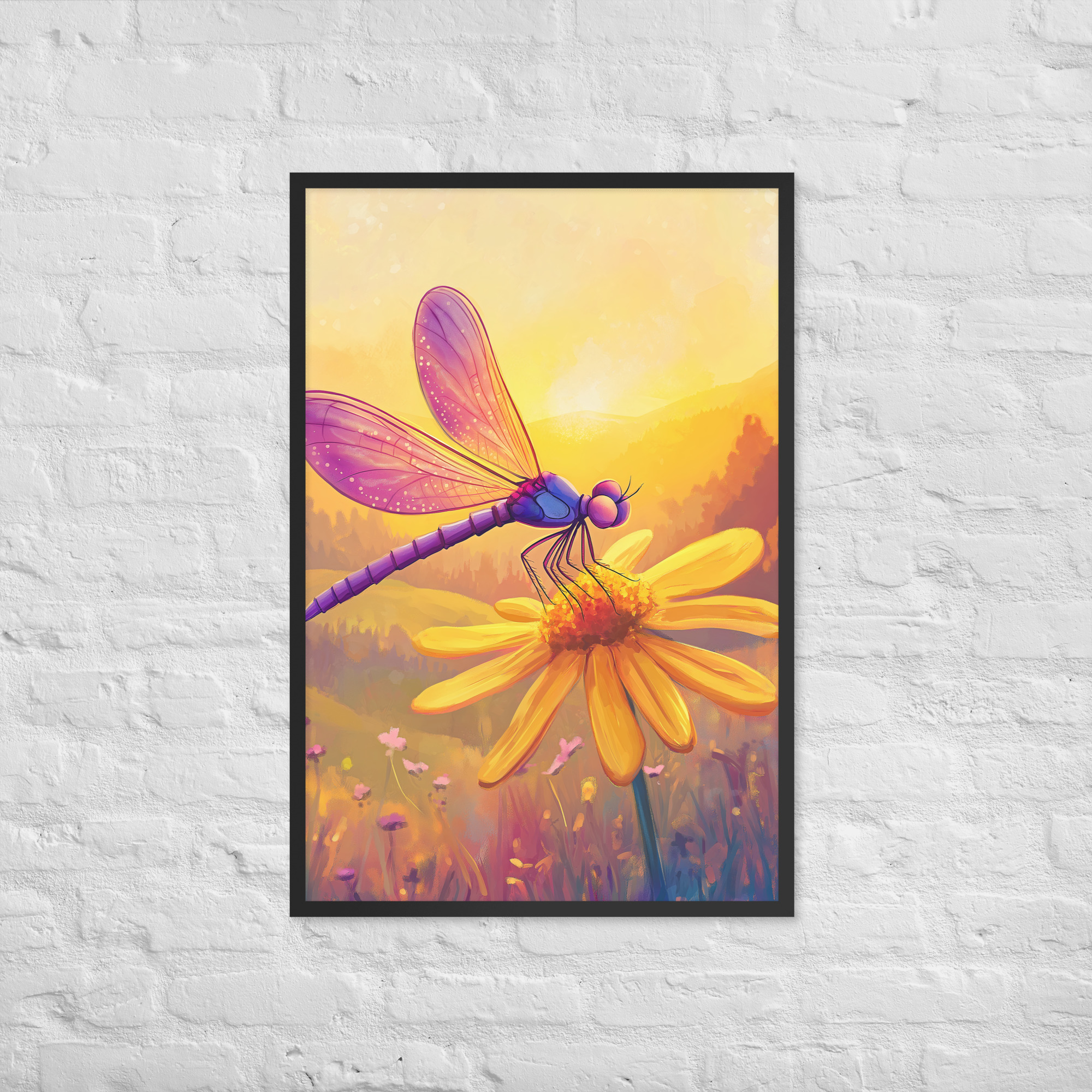 Dragonfly - Framed Giclee' - Image 3