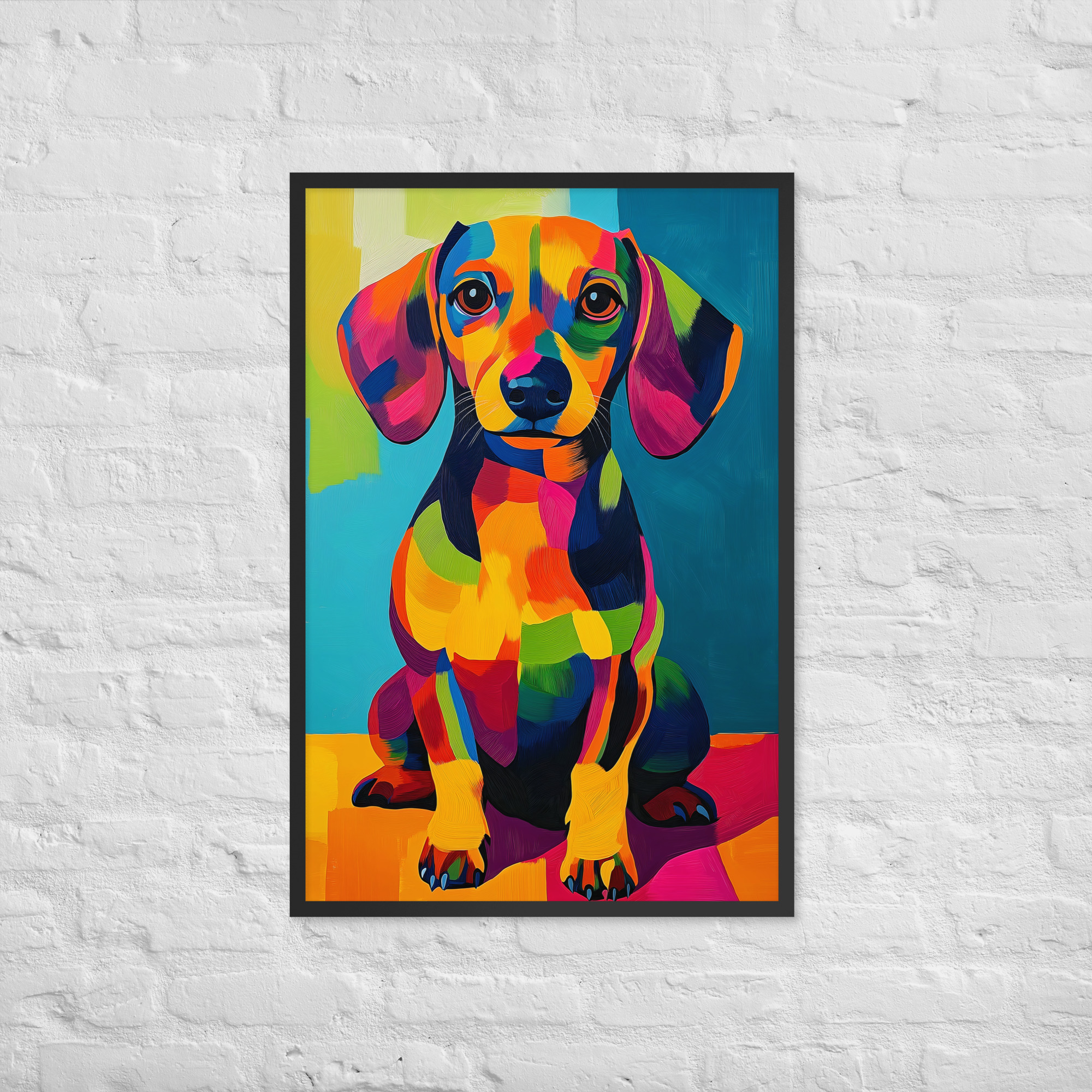 Fauvist Dachshund - Framed Giclee' - Image 3