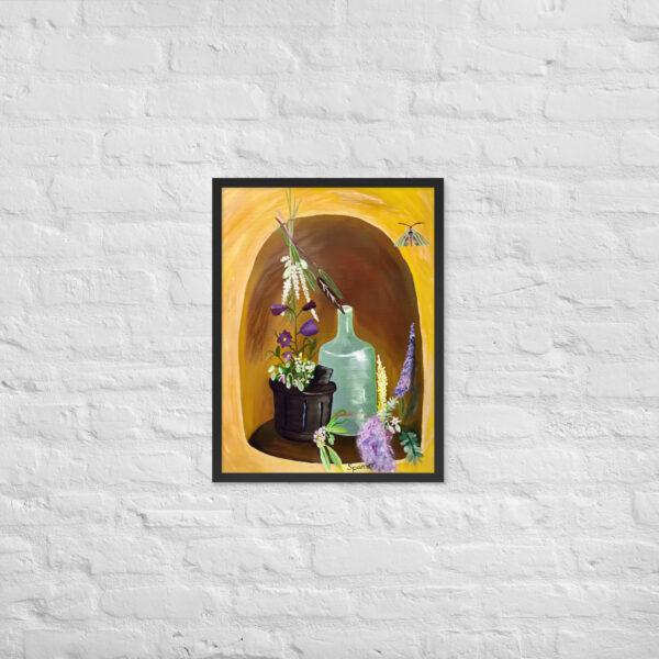Alternative view of Vase - Framed Giclee'